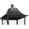 Z-Lite Gannon 3 Light Outdoor Post Mounted Fixture, 12in. W x 125.5in. H, Black 5008PHXLR-5011P-BK - alternate 2
